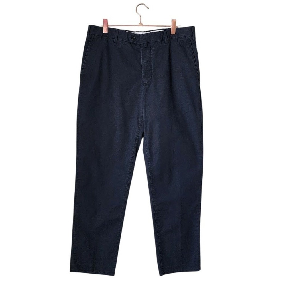 LORO PIANA Navy Cotton Chino‎ Pants Quiet Luxury Italy 50